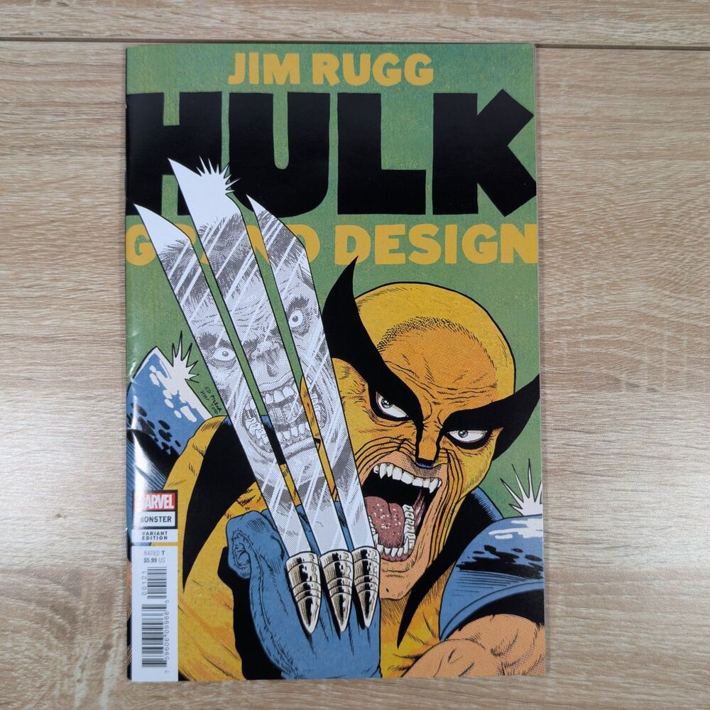 Hulk Grand Design Monster #1 Jim Rugg Variant Marvel Comic 2021 NM